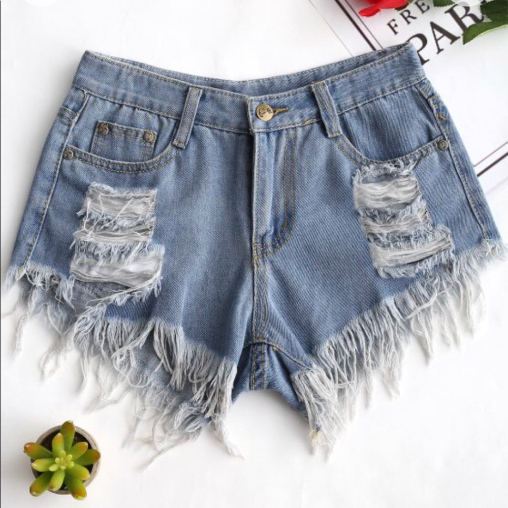 High waisted shorts